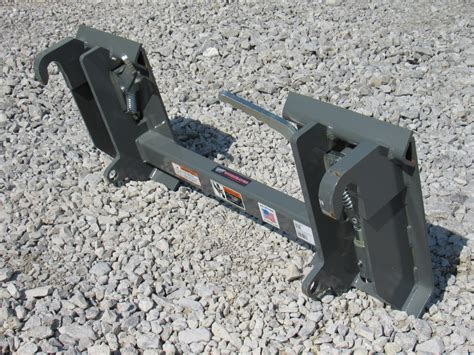 convert tractor loader to skid steer adapter|skid loader quick attach adapter.